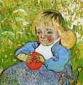 Enfant avec Orange Vincent van Gogh